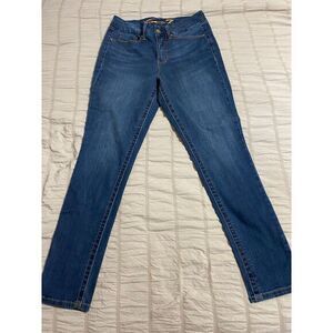 Seven7 Tummy Less Women's‎ High-Rise Skinny Jeans Classic Denim Size 8